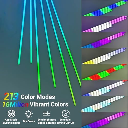 HAMRVL RGB+IC Smart Recessed Lighting Wall Panel Lights, Color Chasing - Image 3