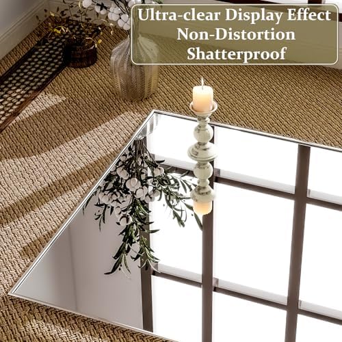 GLSLAND 76"x34" Full Length Mirror Extra Large Hanging or Leaning Rectangle - Image 4