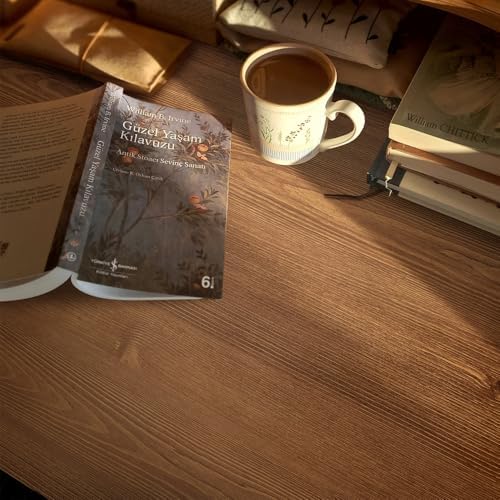 Brown Wood Grain Contact Paper, 17.3" x 118" Peel and Stick Wallpaper, - Image 3