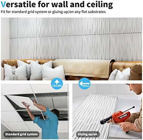 Art3d 46.2 SF White Large PVC 3D Wall Panels - Image 6