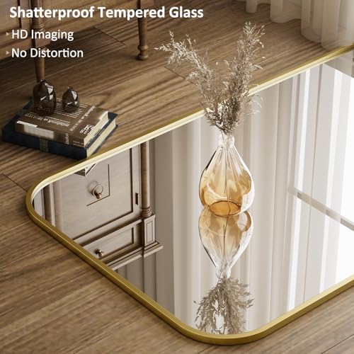Full Length Mirror 65"x24" Arched Floor Standing Large Mirrors - Image 2
