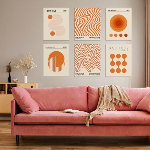 Habseligkeit Warm Wall Art Prints, Absteact Room Decor, Posters - Image 4