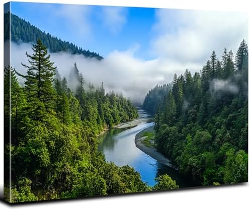 Mountain Forest Wall Art Large Wall Decor by AREBOLOLLC