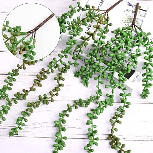 Waipfaru 4Pcs Artificial Hanging Plants - Image 4