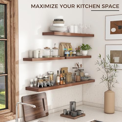 24" Wide x 6.5" Deep Floating Shelves - Image 5