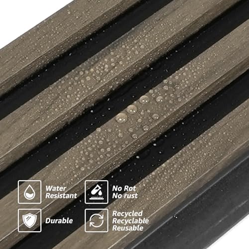 Art3d 96 x 6 Inch 3D Fluted Wood Textured Slat Wall Panel - Image 6