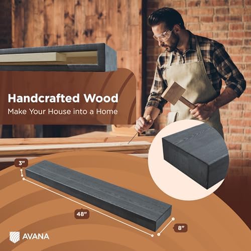 Avana Natural Fireplace Mantle - Image 2