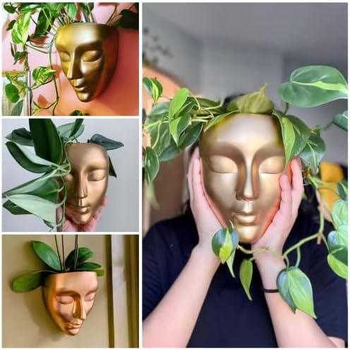 Face Wall Planter | 7 Colors Available | Unique Head Planter - Image 3
