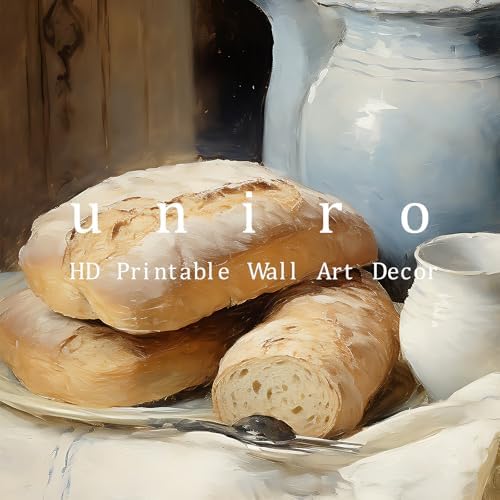 uniro Vintage Kitchen Wall Art Prints - Image 6