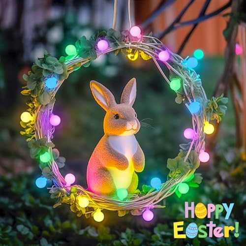 JMEXSUSS 33 ft 100 LED Connectable Globe Easter Lights String Indoor - Image 2