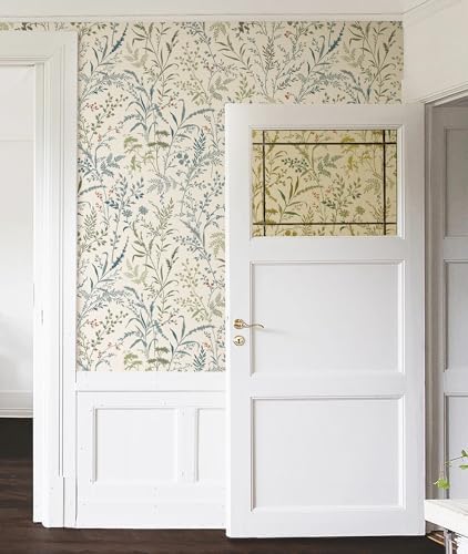 Erfoni Green Leaf Peel and Stick Wallpaper Botanical Removable Wallpaper - Image 3