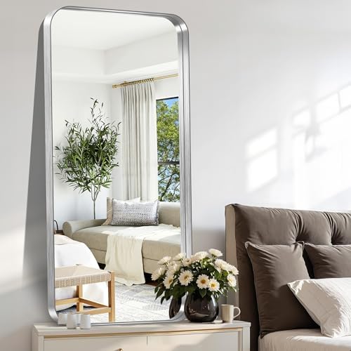 CIRCUMI Silver Bathroom Mirror - Image 5