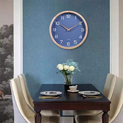 Kesin Wall Clock 12 Inch Silent Non Ticking Wood Wall Clocks Modern Simple - Image 6