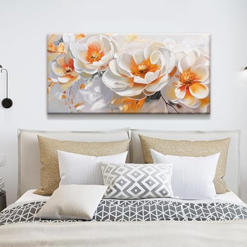 Suconvng Canvas Art Wall Decor Modern Minimalist Home Wall Decor Flower - Image 2