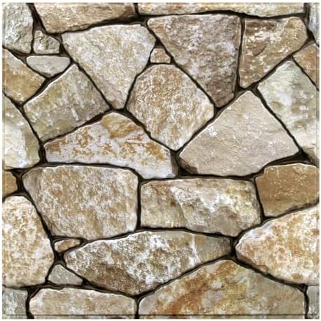 COMSTICKC 3D Peel and Stick Faux Stone Wall Panels by COMSTICKCDECOR