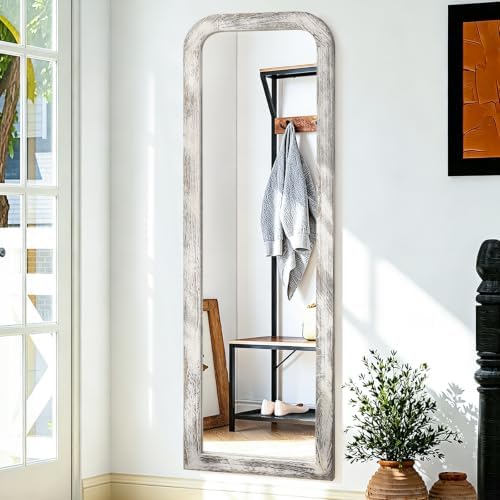 AAZZKANG Mirror Full Length Rectangle Wood Framed Large Wall Mirrors White by AAZZKANG