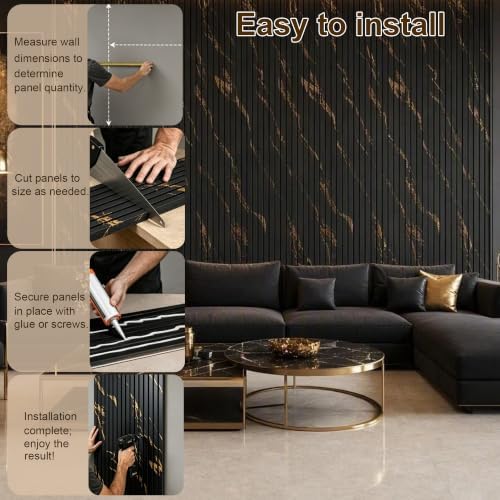2 Pack 47.2" × 23.6" Wood Slat Acoustic Wall Panels - Image 6
