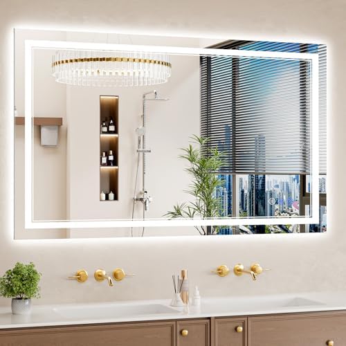 30"x50" LED Bathroom Mirror by WISSMIELSHOME