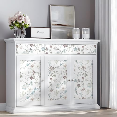 Heroad Modern Boho Peel and Stick Wallpaper Floral Cottage Wallpaper Botanical - Image 3