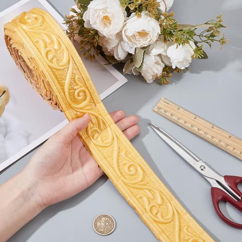 CRASPIRE 7.38FT x 1.97 Inch Crown Molding Peel and Stick Flexible Foam Trim - Image 3