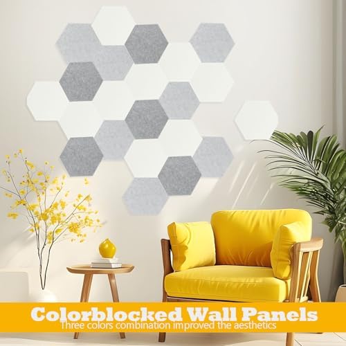 Acoustic Panels, Magrowill 12-Pack Soundproof Wall Panels 14 X 12 X 0.4 Inches - Image 2