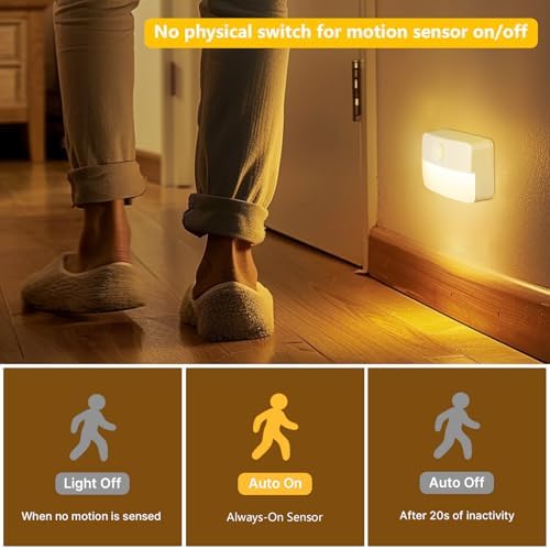 8 Pack Motion Sensor Stair Light Indoor, Battery Operated Night Lights - Image 3