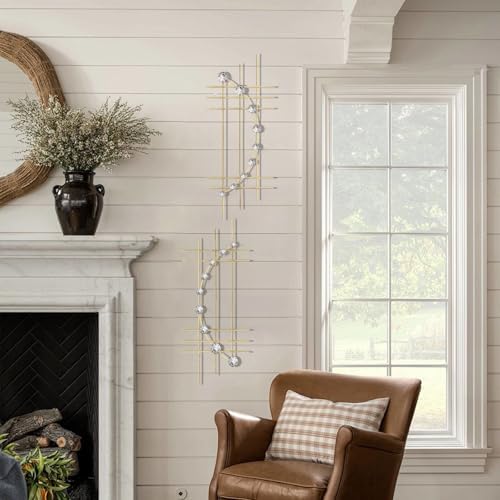 ZEXUIRU 2 Pcs Abstract Metal Art - Image 7