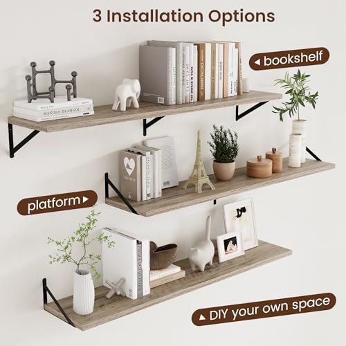 Axeman 12 Inch Deep Floating Shelves - Image 4