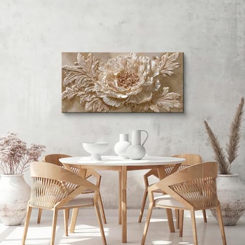 Tsomzxng Modern Canvas Flower Wall Art Decor - Image 4