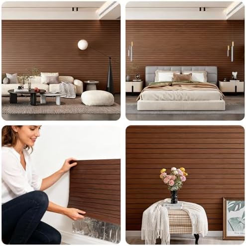 3D Wall Panels Peel and Stick – 15.74"x288"/24FT PVC Faux Wood Grain Texture - Image 4