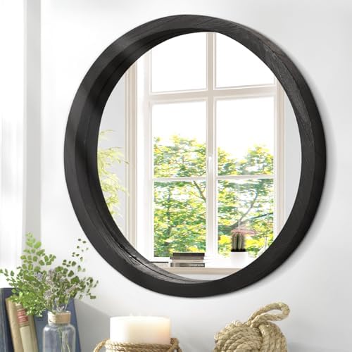 JJUUYOU Circular Wall Mirror Round Mirror by JJUUYOU