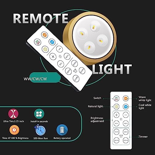 3-Pack Picture Light Battery Operated, Magnetic Led Lights - Image 3