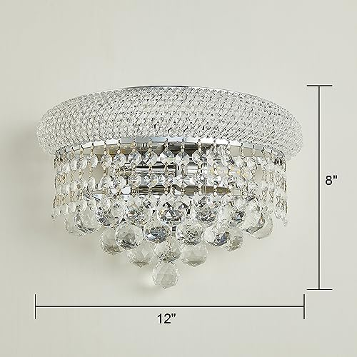2-Lights Empire Crystal Wall Sconce Light - Image 2