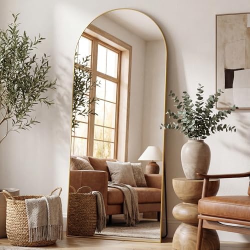 Antok 71" x32” Arched Full Length Mirror, Floor Mirror - Image 2