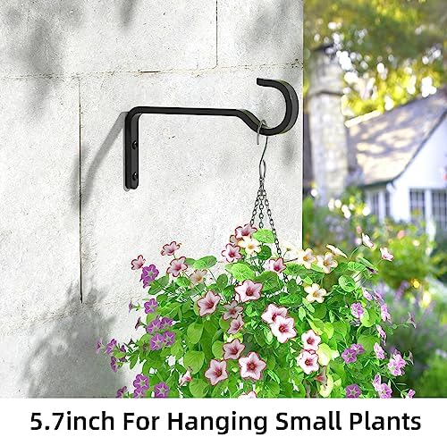 5.7 Inch Plant Hooks for Wall, Plant Hangers Outdoor/Indoor, Hold 35lb - Image 2