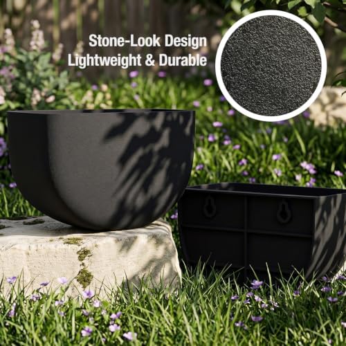 Asnext 2 Pack Indoor Wall Planter, 7 Inch Wall Planter Pot - Image 6