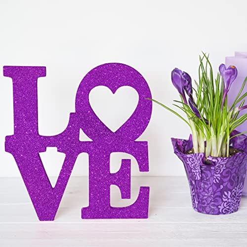 VEELIKE 15.7''x118'' Purple Glitter Wallpaper Stick and Peel - Image 6
