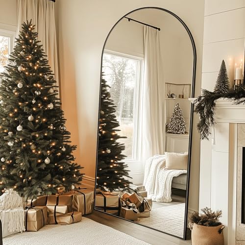 77"x38" Arched Full Length Mirror, Large Floor Mirror - Image 2