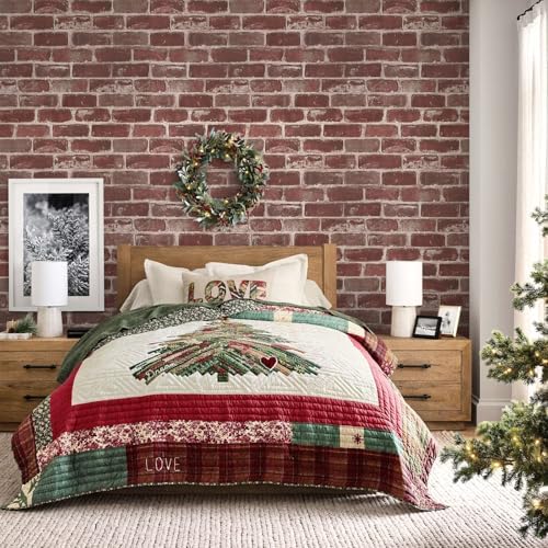 Red Brick Peel and Stick Wallpaper - Image 5
