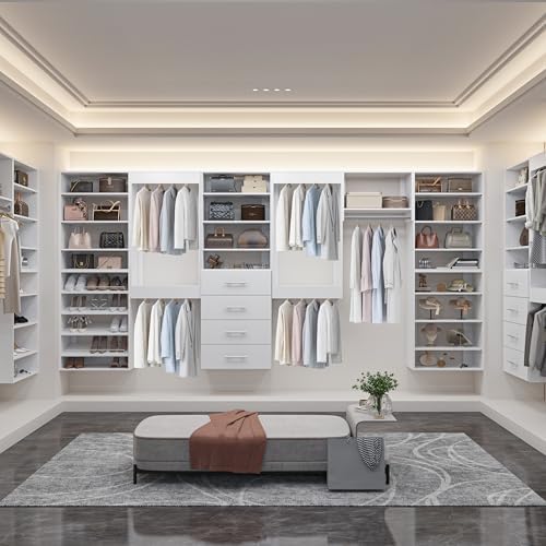 19.5" Wide 4 Drawer Tower Modular Closet System, Closet Storage Organizer - Image 5