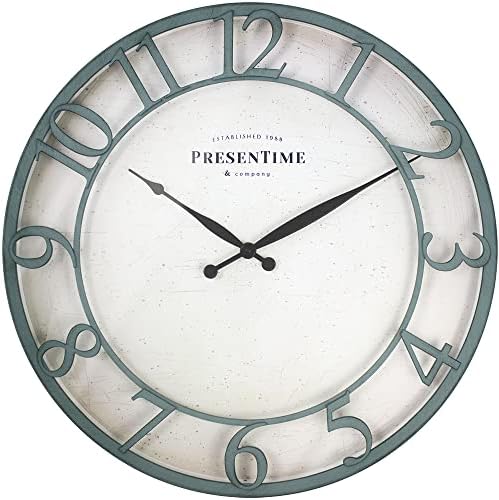 Presentime 21" Farmhouse Series Wall Clock by Presentime