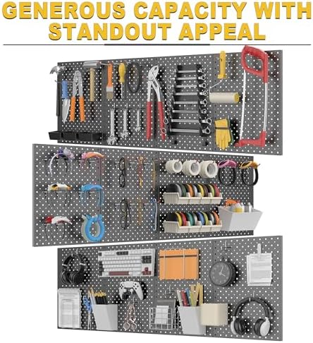 Ultrawall Metal Pegboard Panels, Pegboard Wall Organizer - Image 5