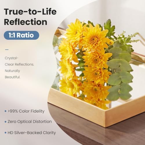 DUMOS 30"x36" Wall Mirror, Bathroom Mirrors - Image 3