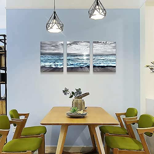 DZRWUBHS Large 3 Piece Framed Canvas Wall Art - Image 5