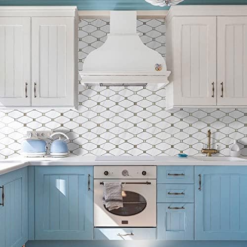 STICKGOO 1 Sheet Peel and Stick Dolomite Mosaic Tile - Image 3