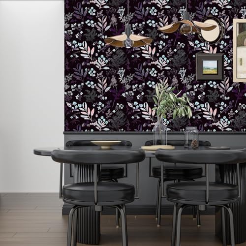 Laatse Vintage Floral Peel and Stick Wallpaper 17.5'' x 393'' - Image 4
