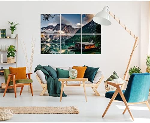 JBER Art Acoustic Panels 72" x 48", Mountain Cabin - Image 3