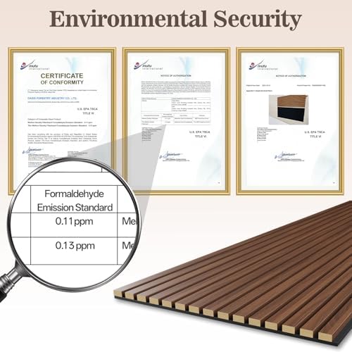 2 Pack Acoustic Wood Panels for Wall 47.24" x 23.81" Soundproof - Image 5