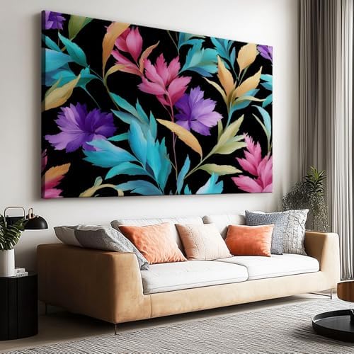 Canvas Wall Art for Living Room Decor Surreal Botanical Floral Canvas Prints by Unknown