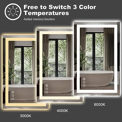 Amorho LED Bathroom Mirror - Image 3